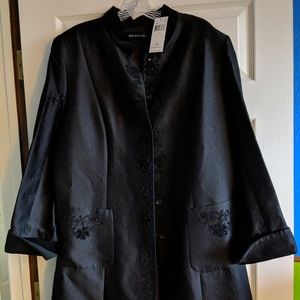 Black beaded light jacket